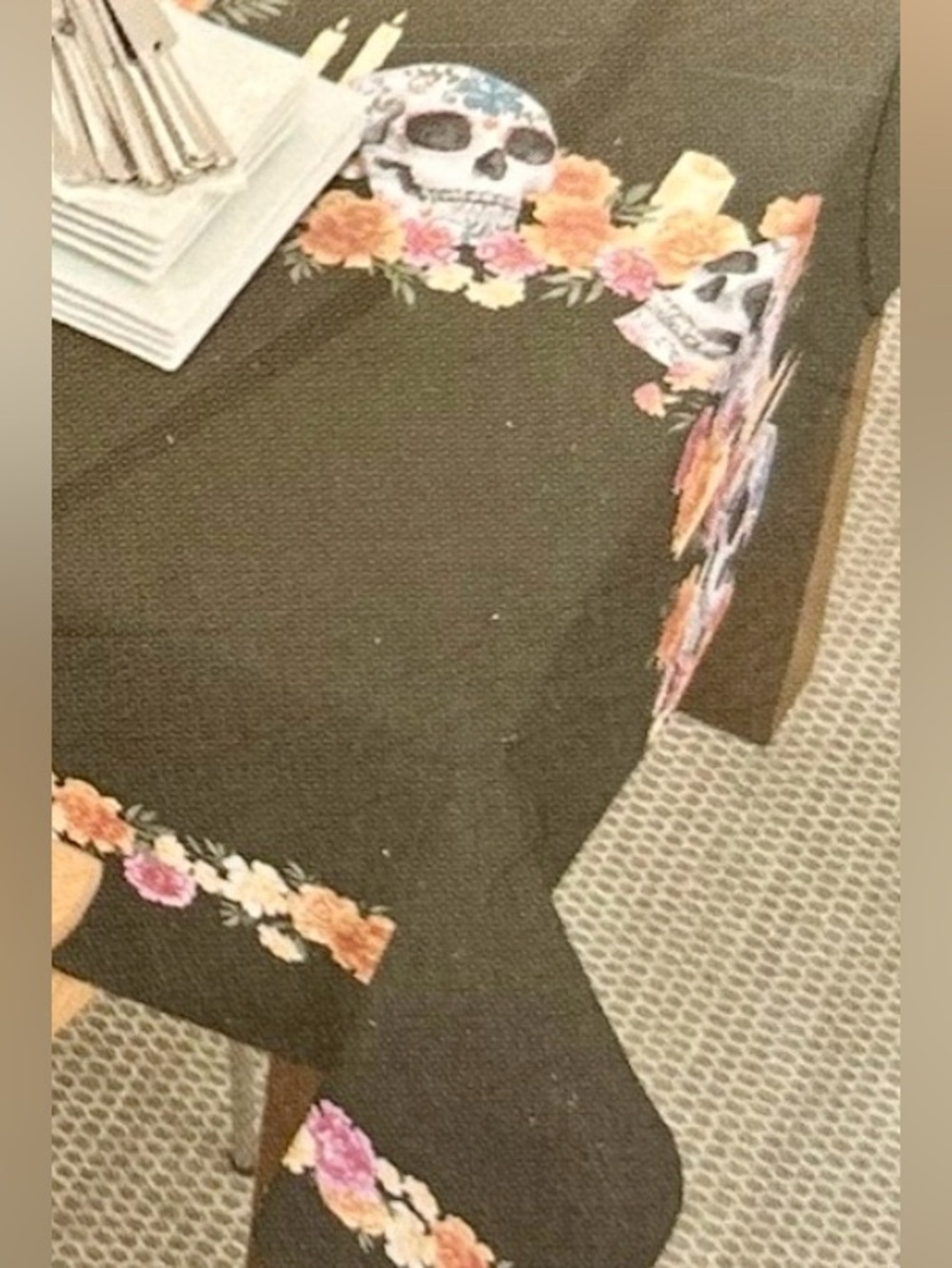 Storehouse Seasonal Oblong Halloween Tablecloth 60” x 104”